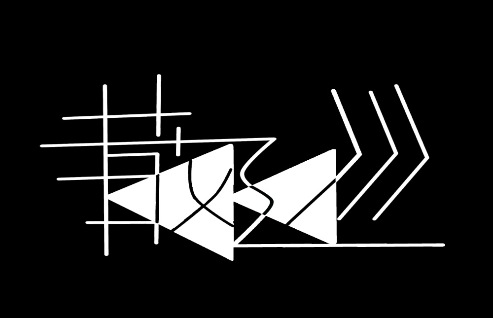 散▽巡ロゴステッカー